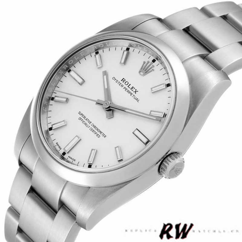 Rolex Oyster Perpetual Air-King 114200 White Index Dial 34mm Unisex Replica watch