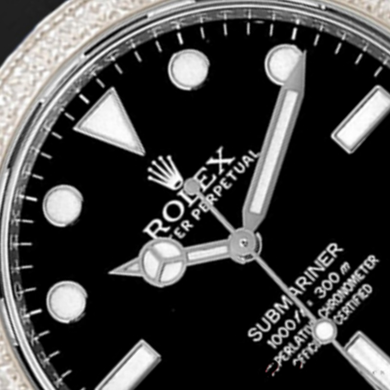 Rolex Submariner 116610 Black Dial Rubber strap 40mm Mens Replica Watch