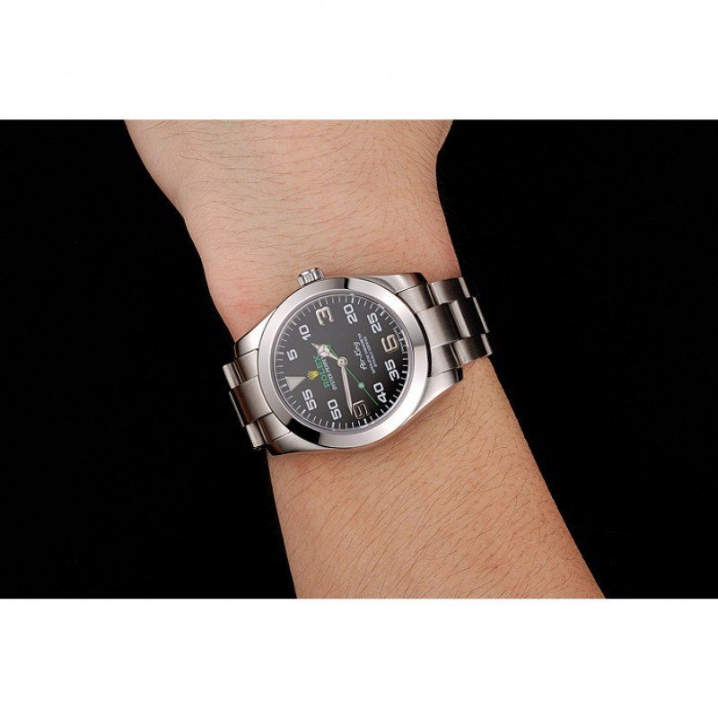 Replica Rolex Air-King 38mm Black Dial 1454020