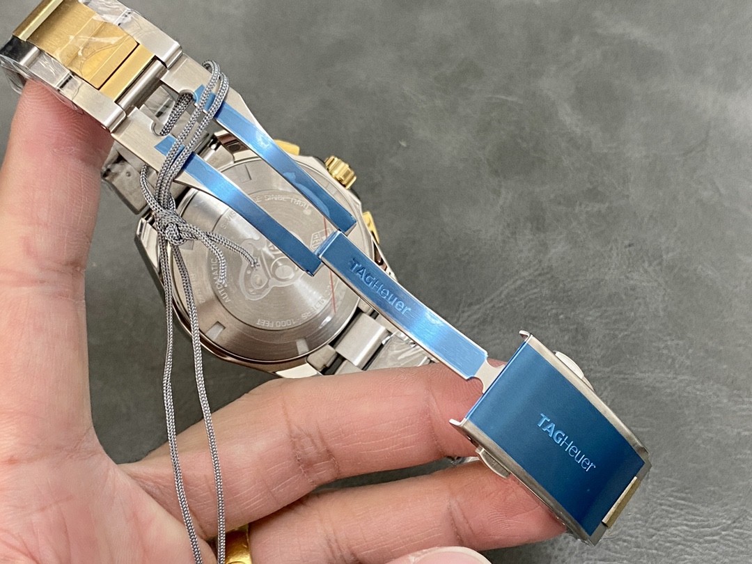 Tag Heuer Aquaracer Chronograph CAY2121.BB0923 43mm Gold/Silver