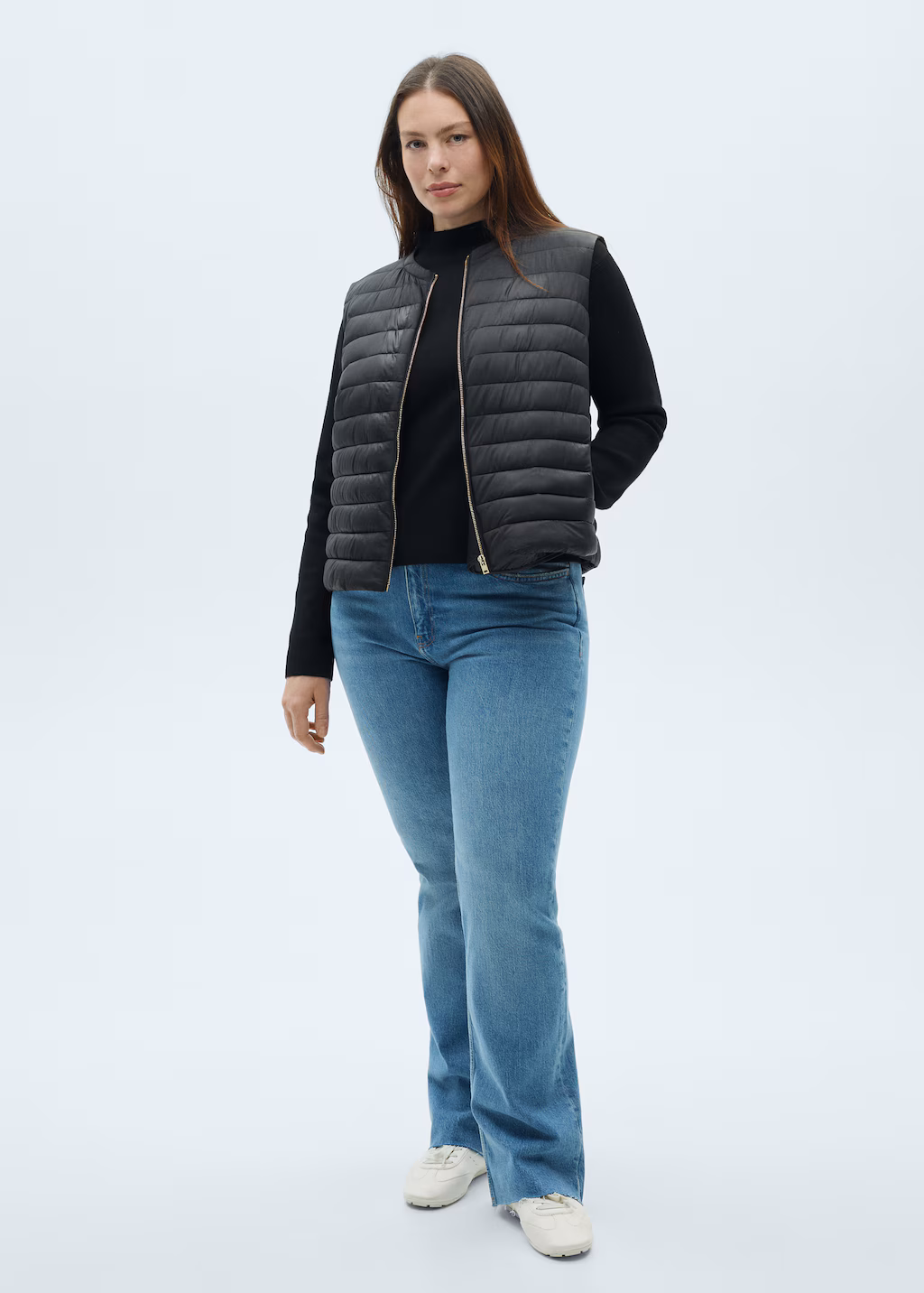 Quilted gilet - Pastel Green