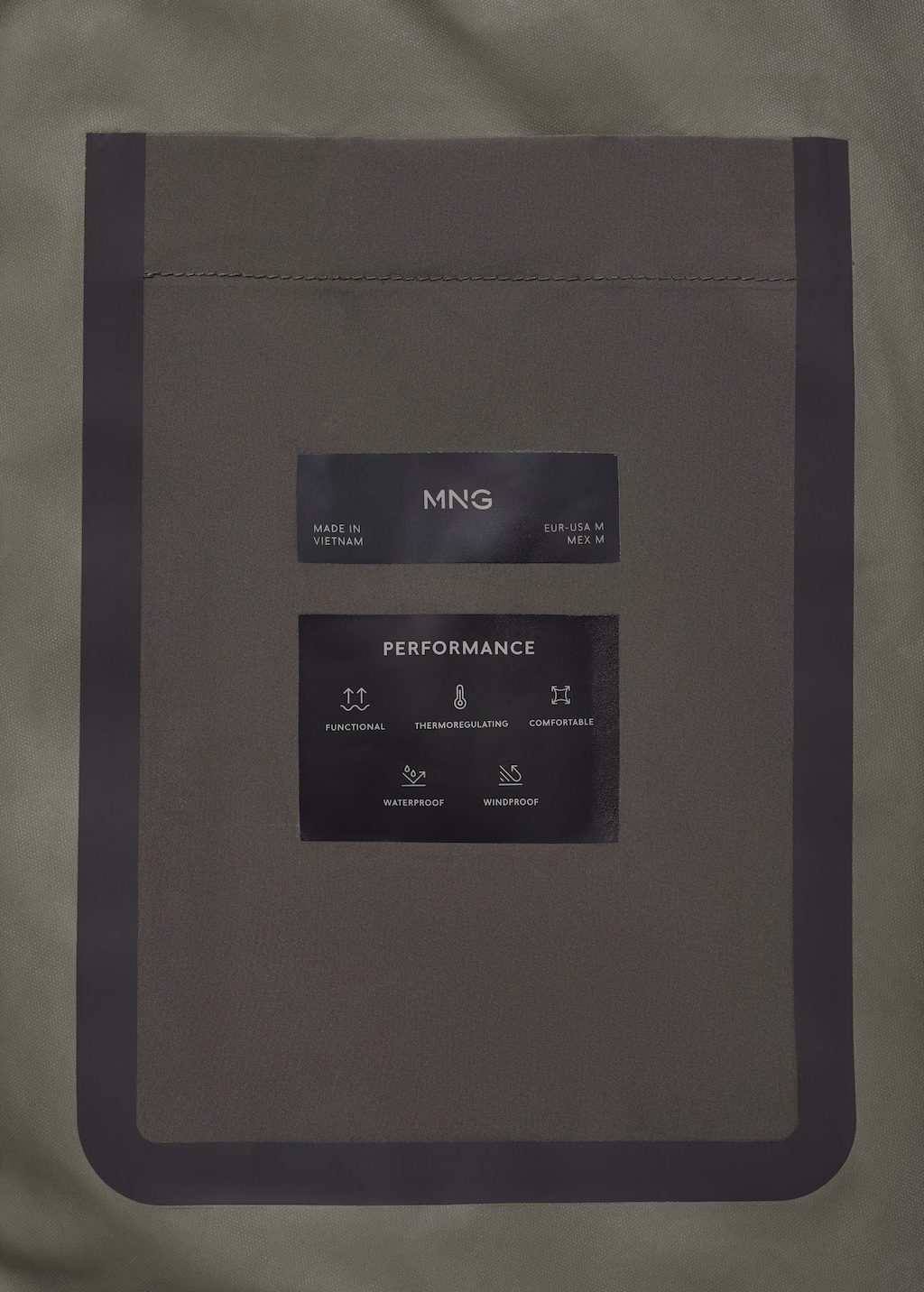 COOLMAX® technology waterproof parka - Tobacco Brown