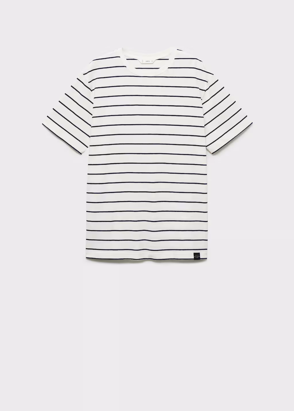 Striped short-sleeved t-shirt - Off White