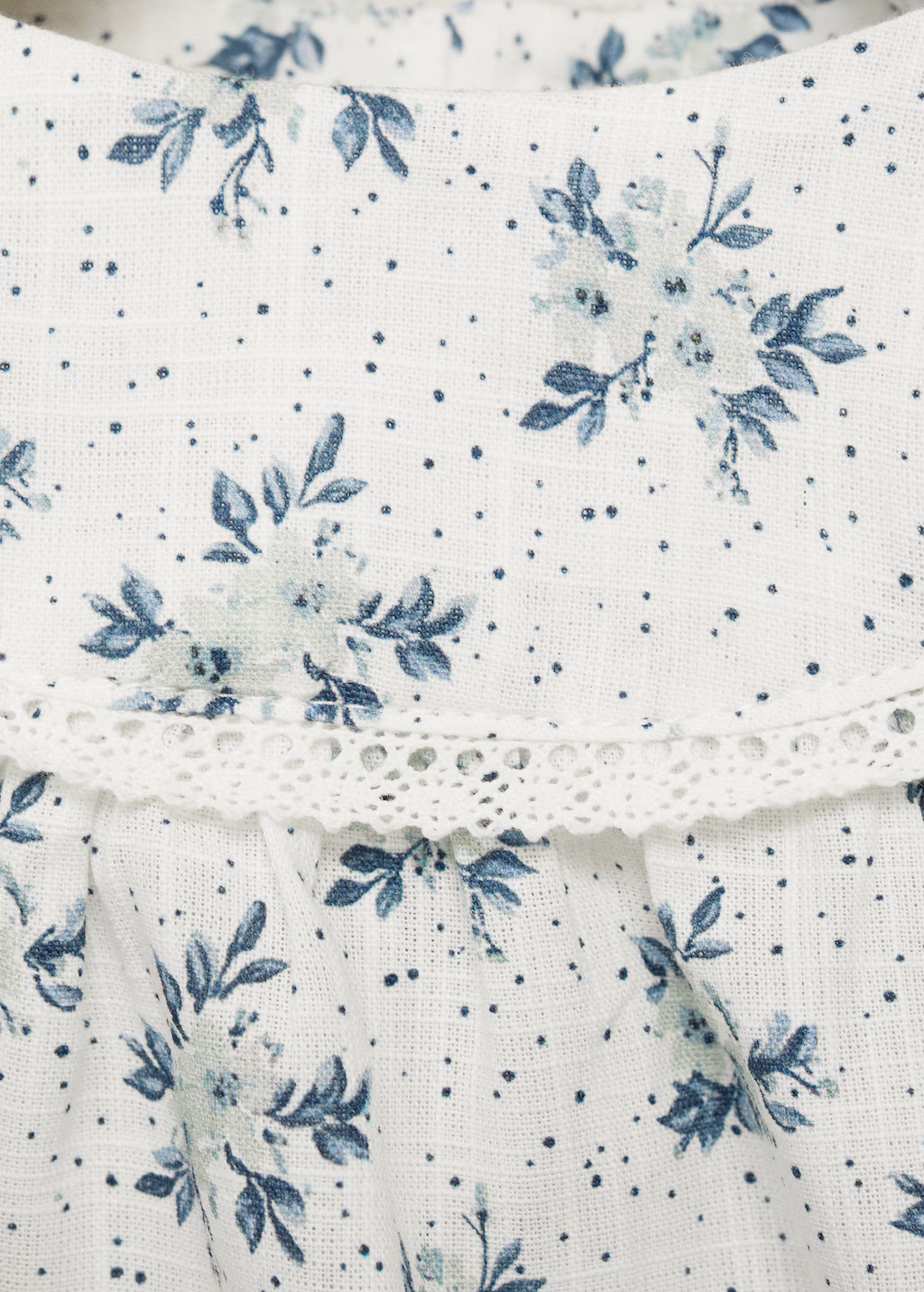 Cotton dress and nappy cover - Off White