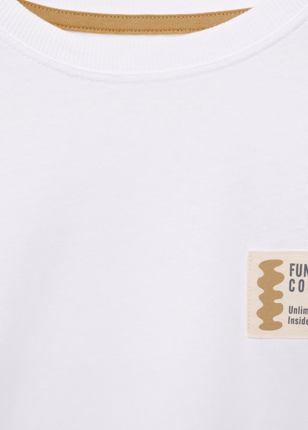 Printed cotton-blend T-shirt - Off White