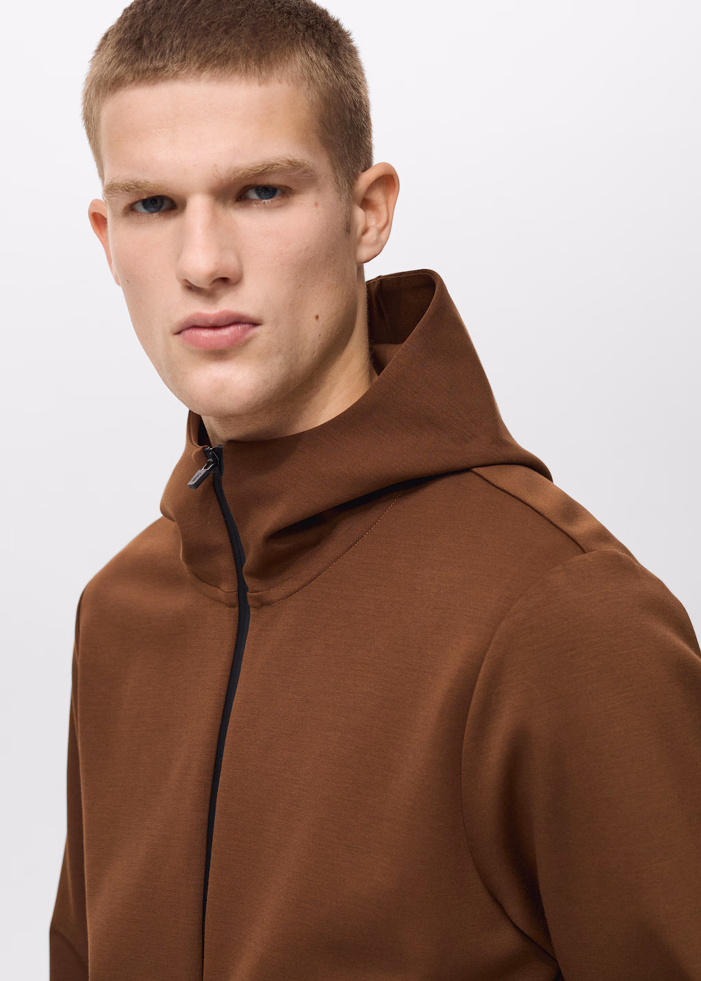 COOLMAX® hooded sweatshirt - Burnt Orange