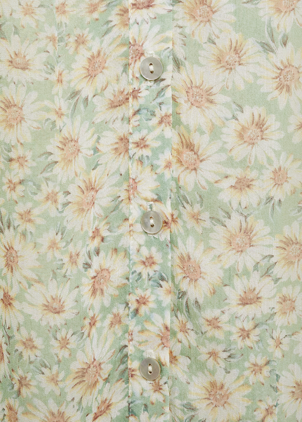 Floral tie blouse - Black