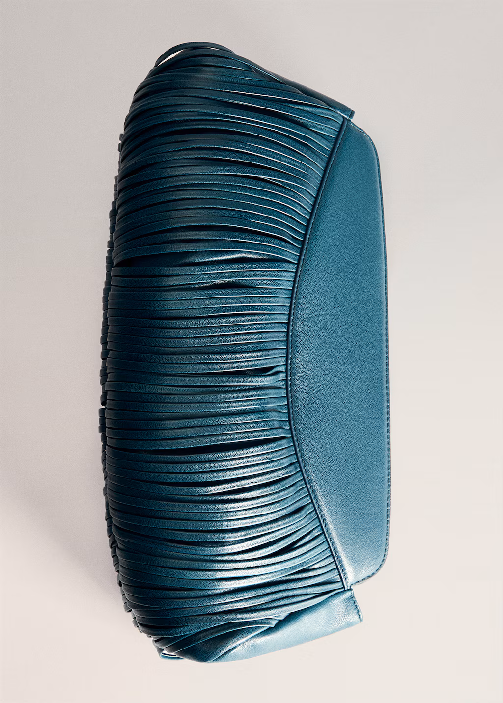 Leather handbag - Prussian Blue
