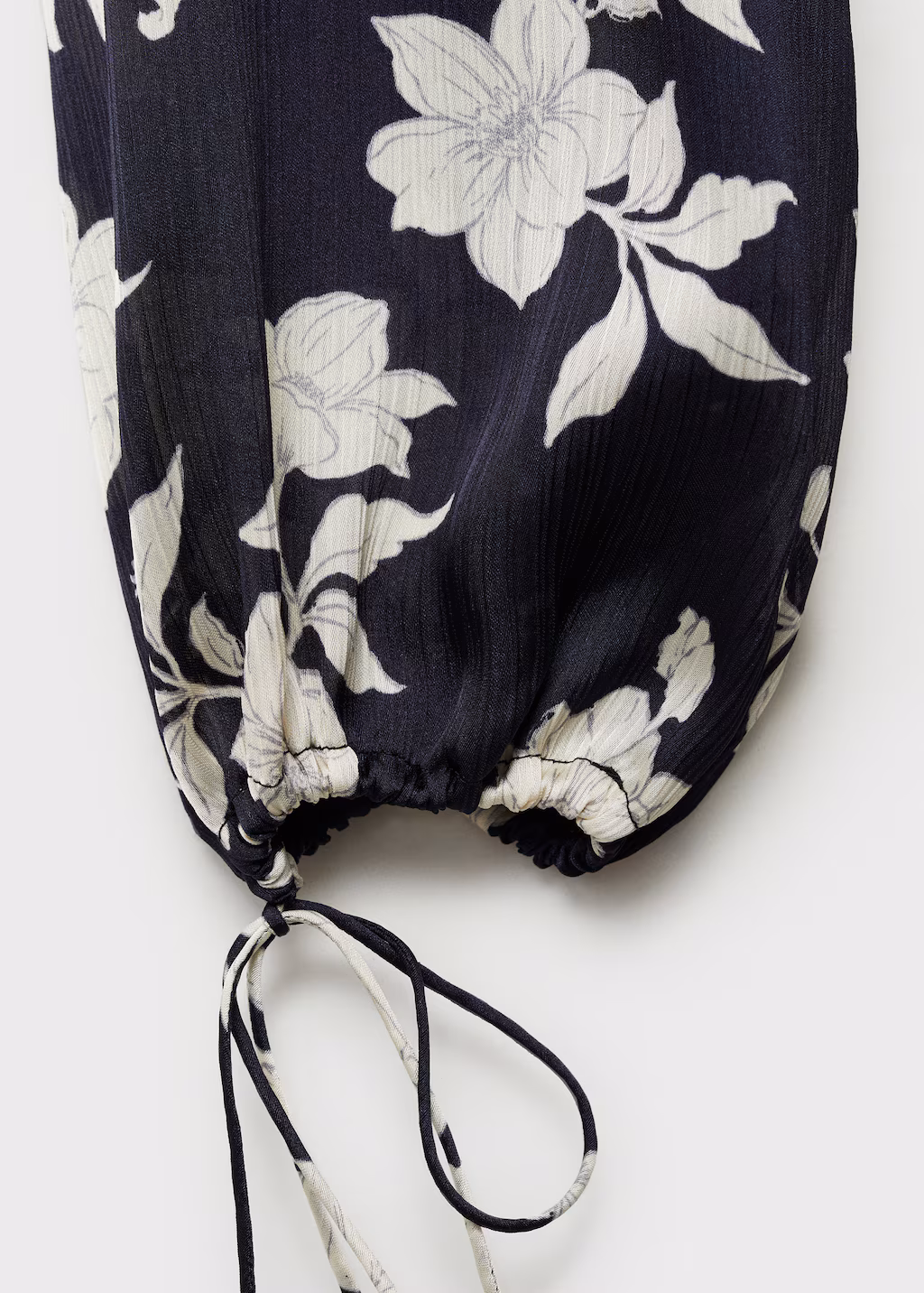 Floral print blouse - Black