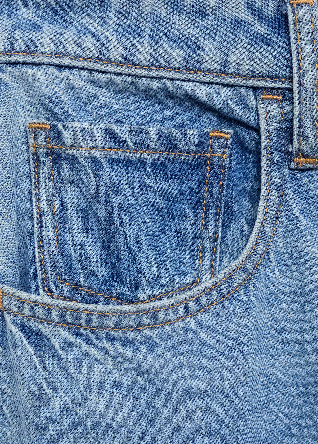 High-rise balloon jeans - Medium Blue