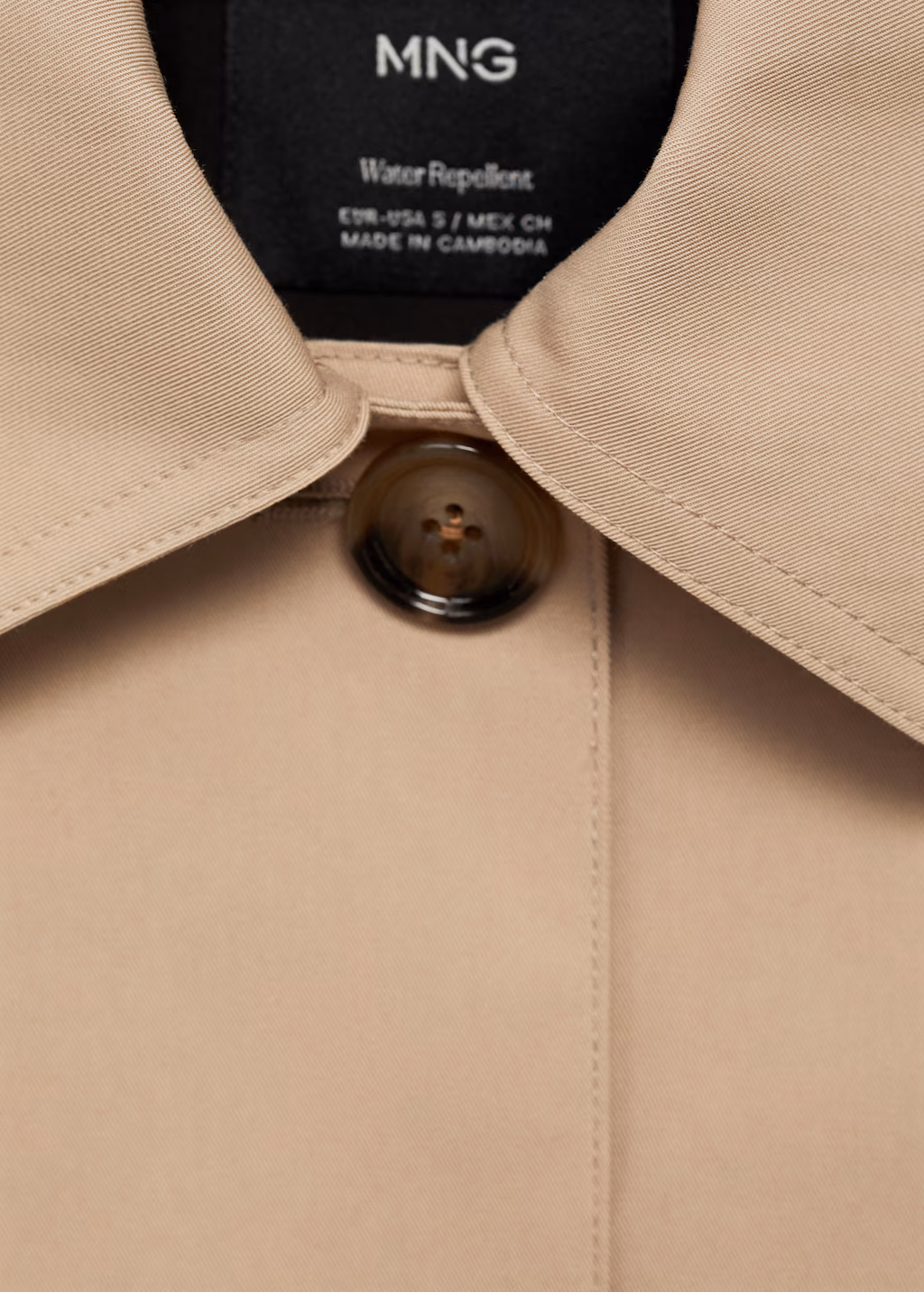 Cotton jacket with pockets - Khaki