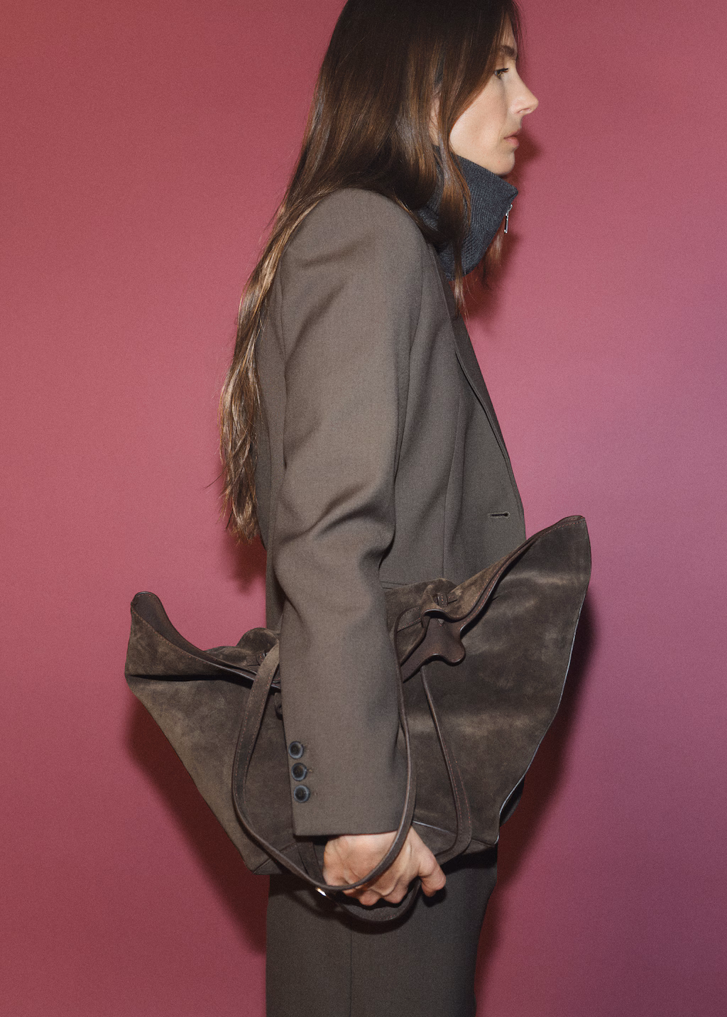 Straight-fit suit jacket - Khaki