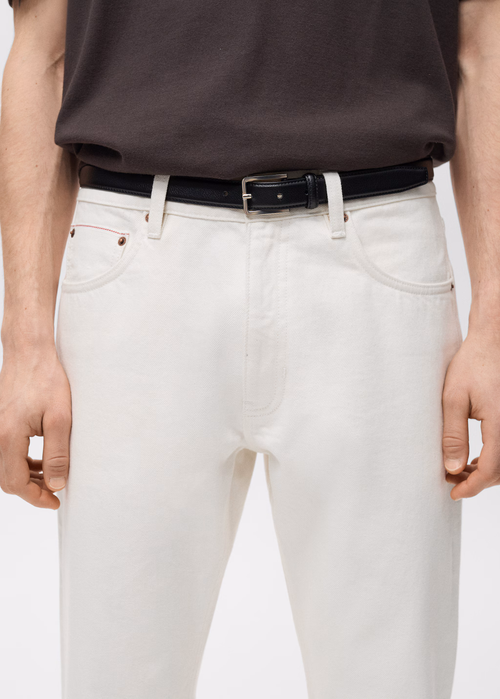 Tapered-fit selvedge jeans - Open Blue