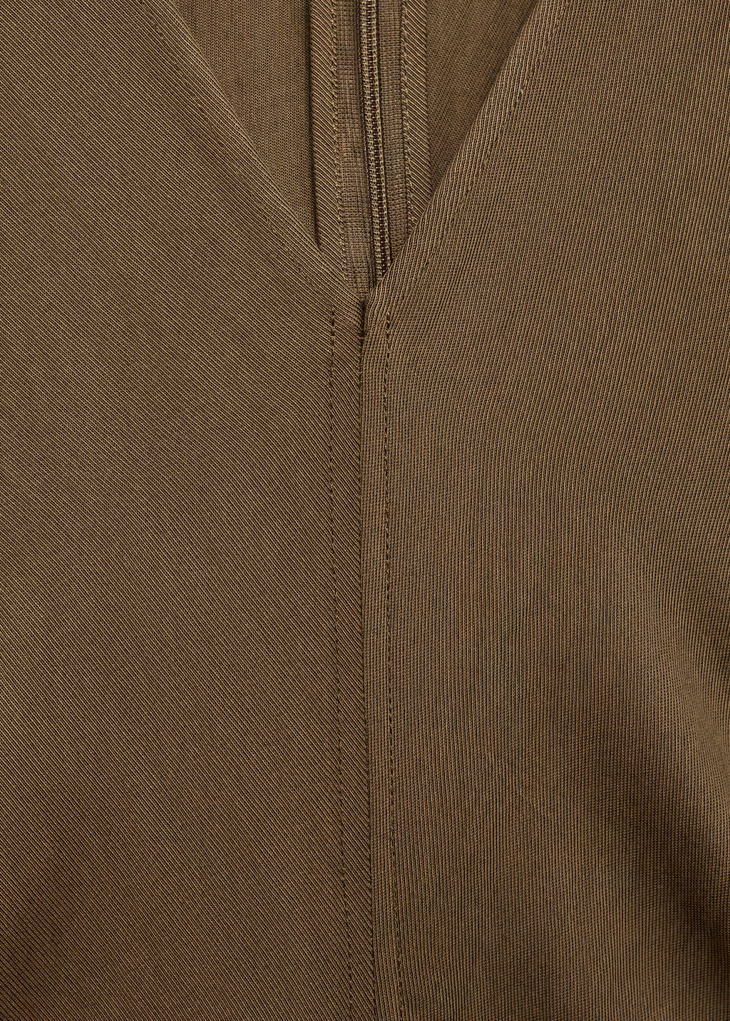 Lyocell-blend dress with draped details - Medium Brown