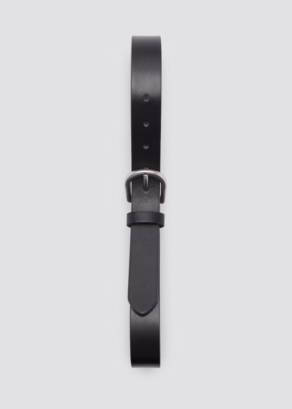 Metal buckle belt - Black