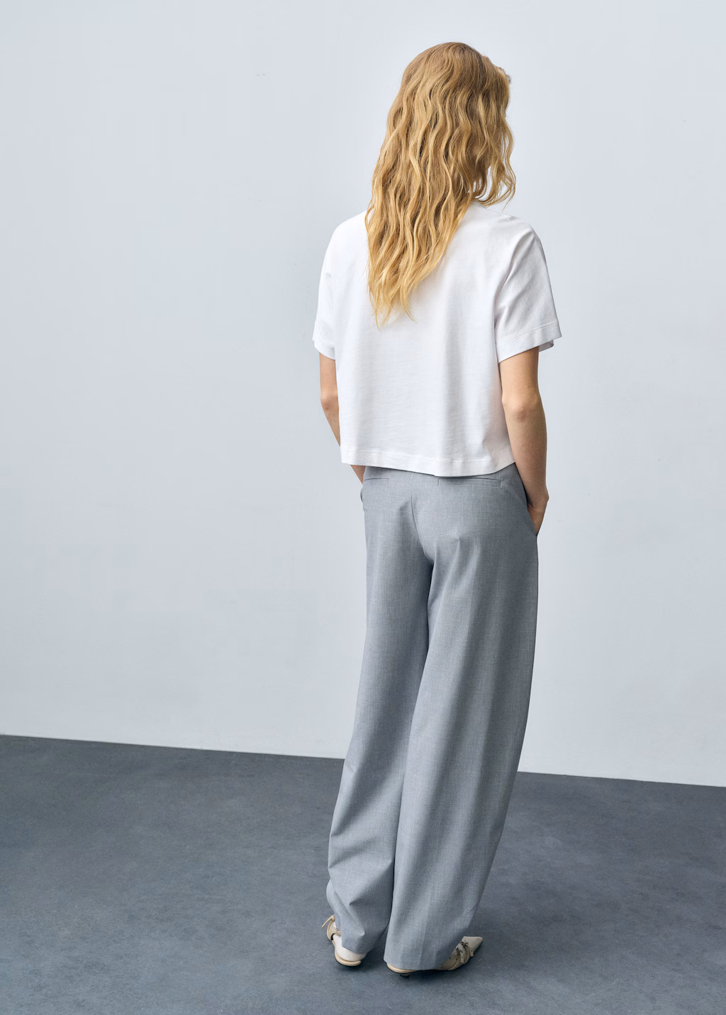 Short-sleeved cotton t-shirt - White
