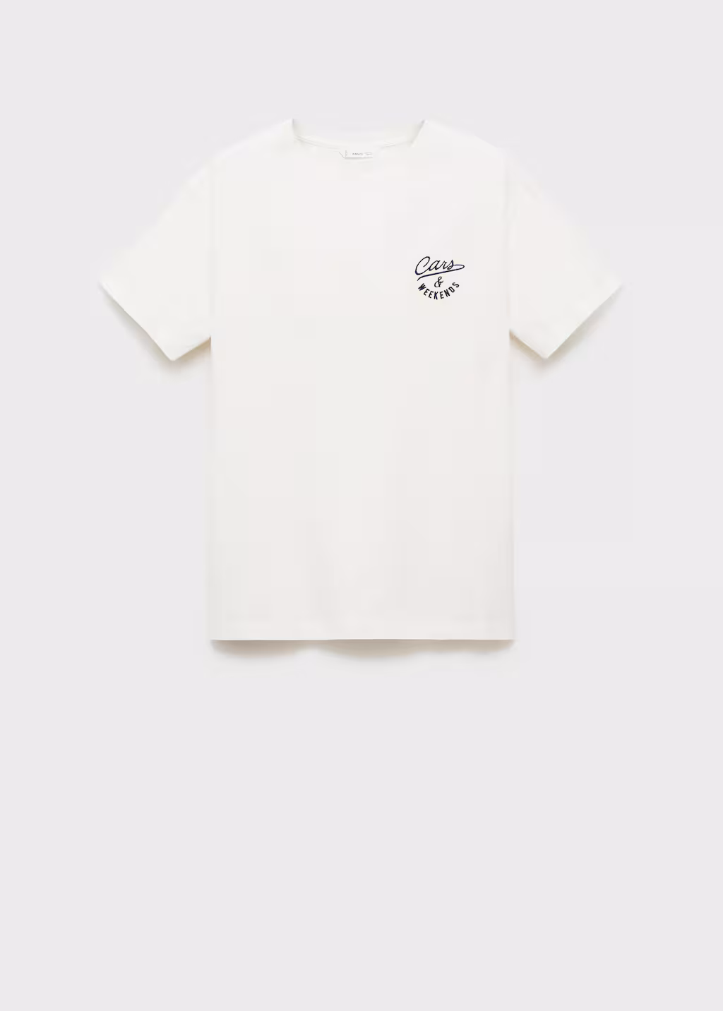 Printed cotton-blend T-shirt - Off White