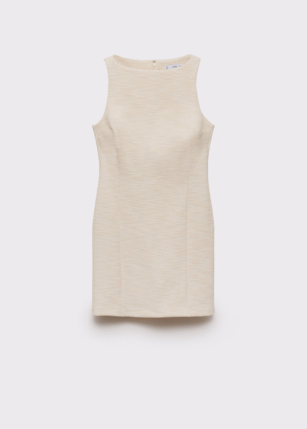 Short tweed dress - Ecru