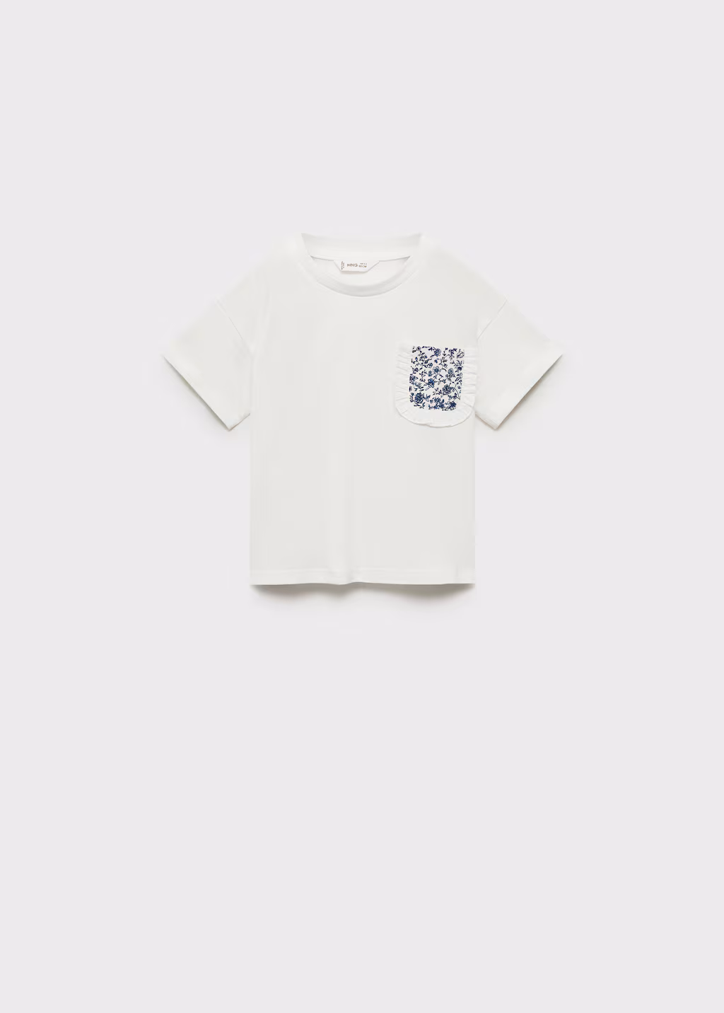 Patch pocket T-shirt - Sky Blue