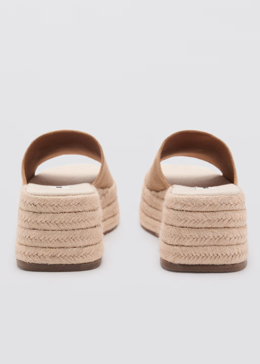 Esparto platform sandals - Medium Brown