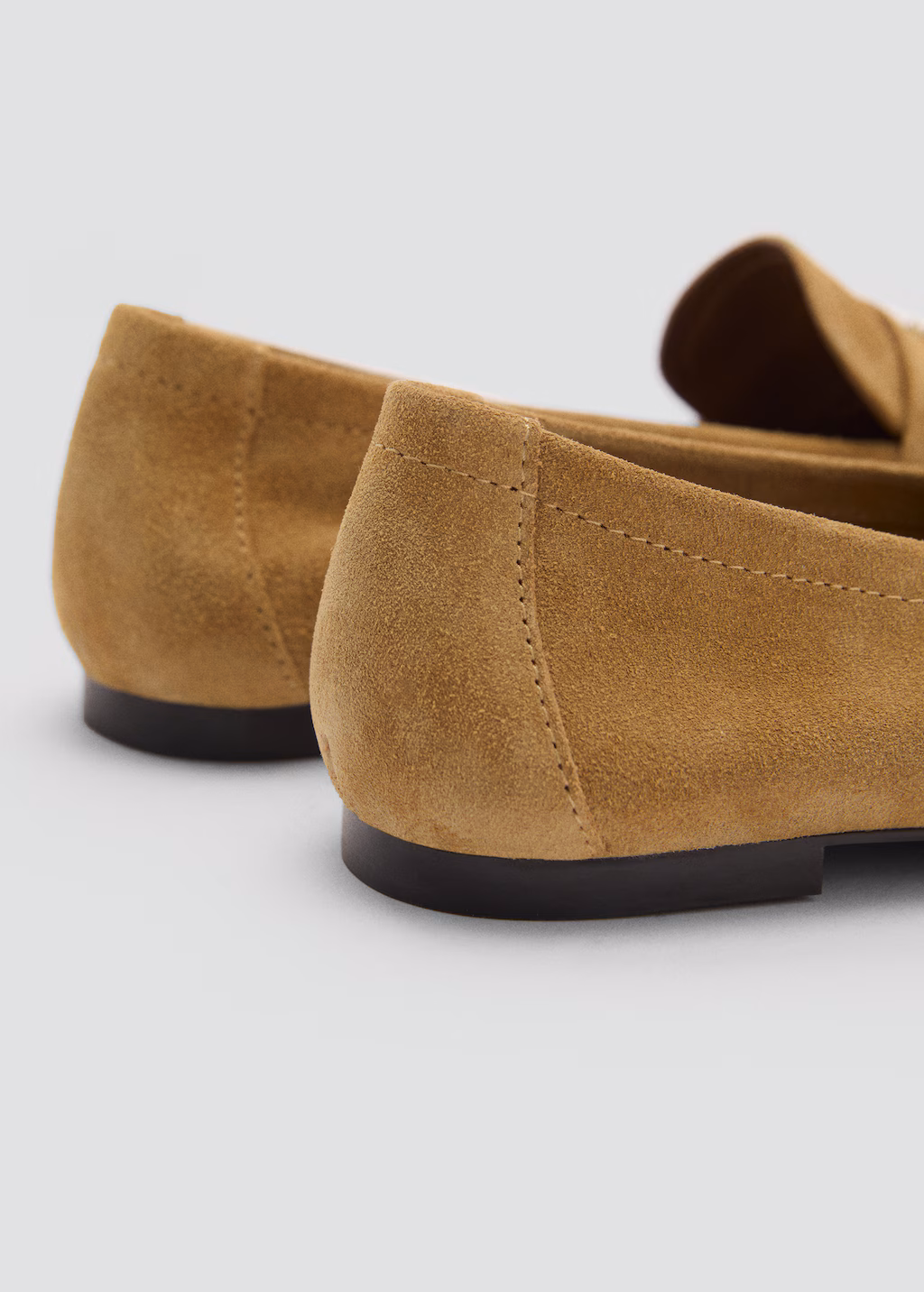 Buckle leather moccasins - Beige