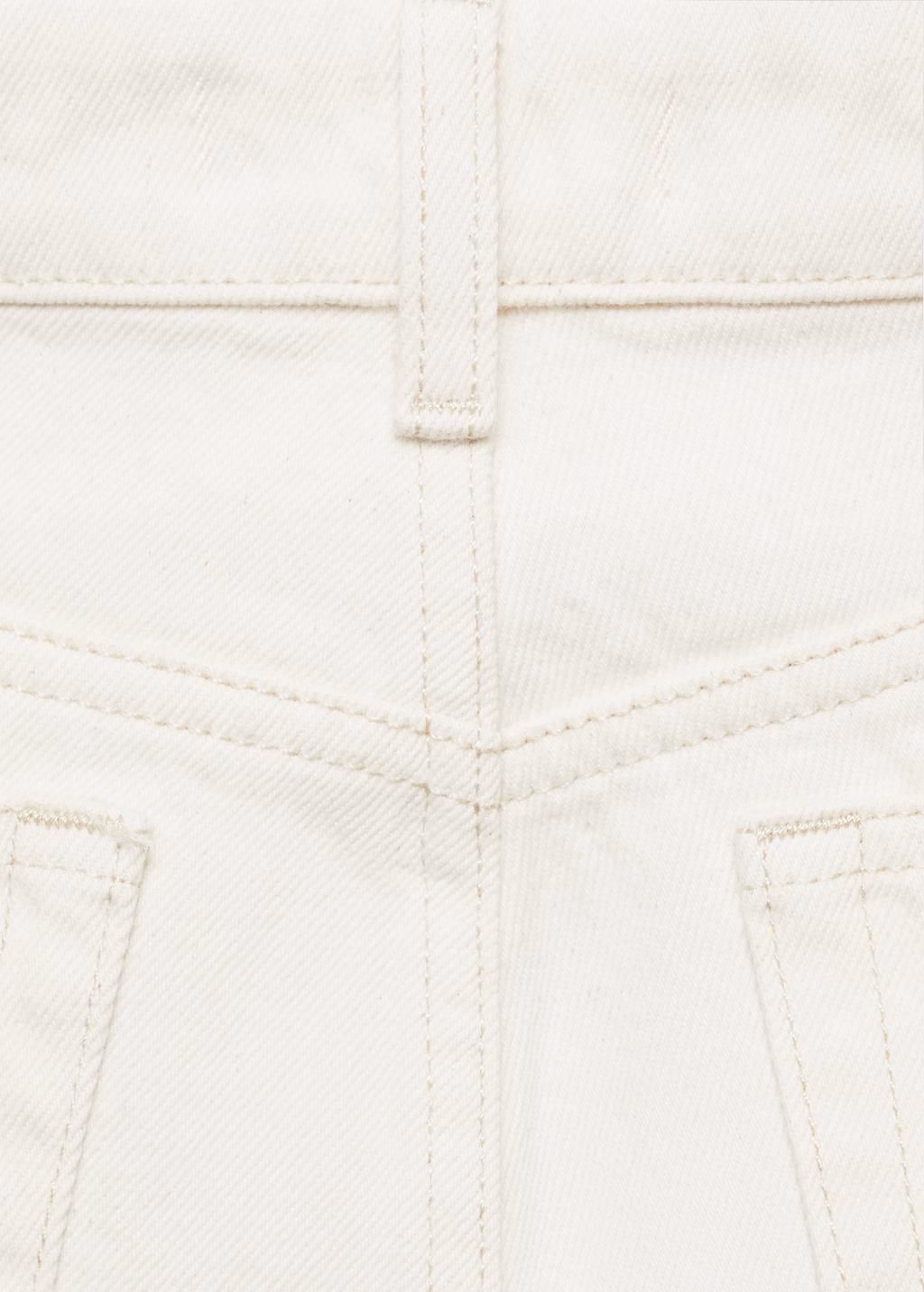 Wideleg cropped jeans with seam detail - Open Blue