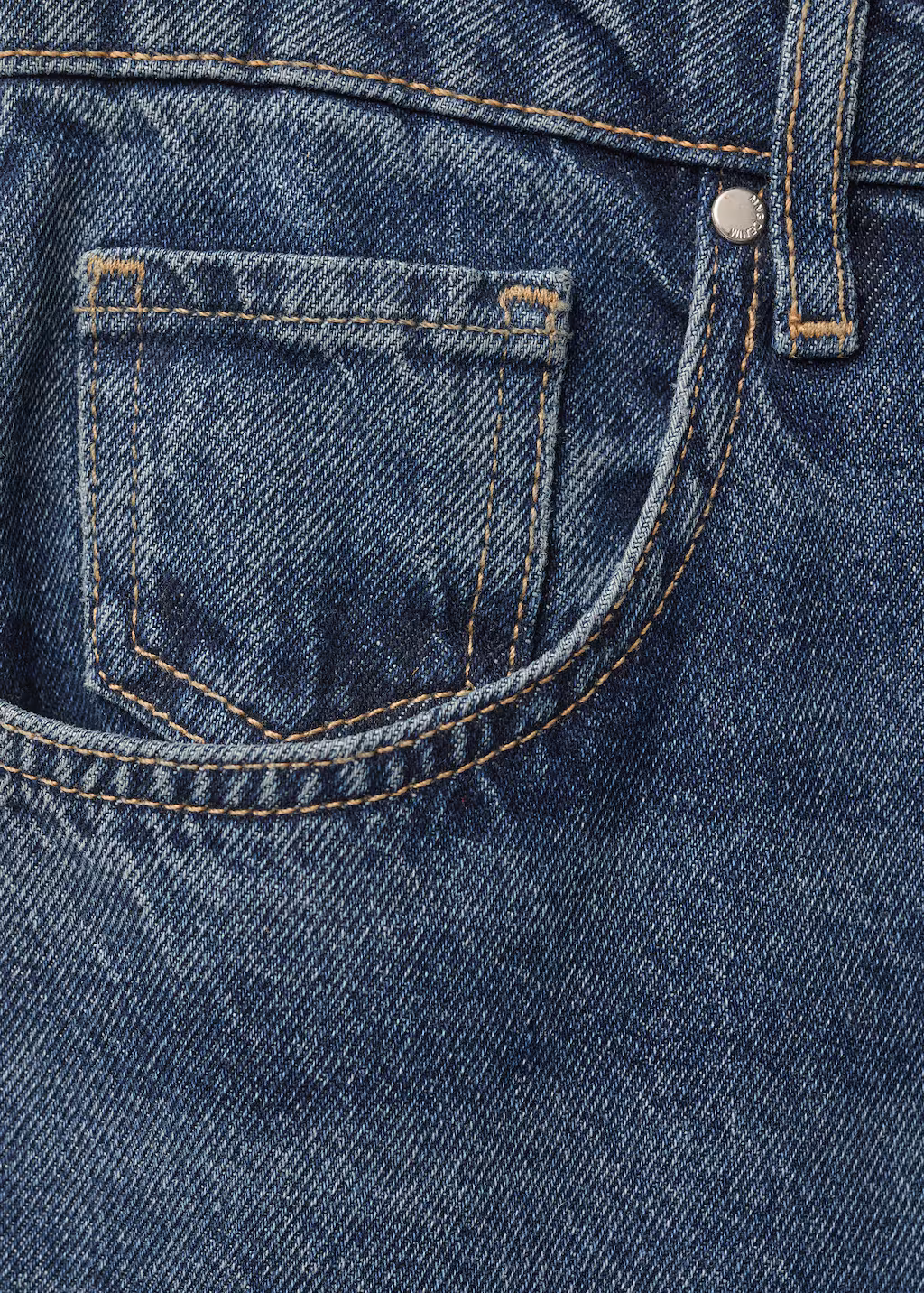 High-waist flared jeans - Dark Blue