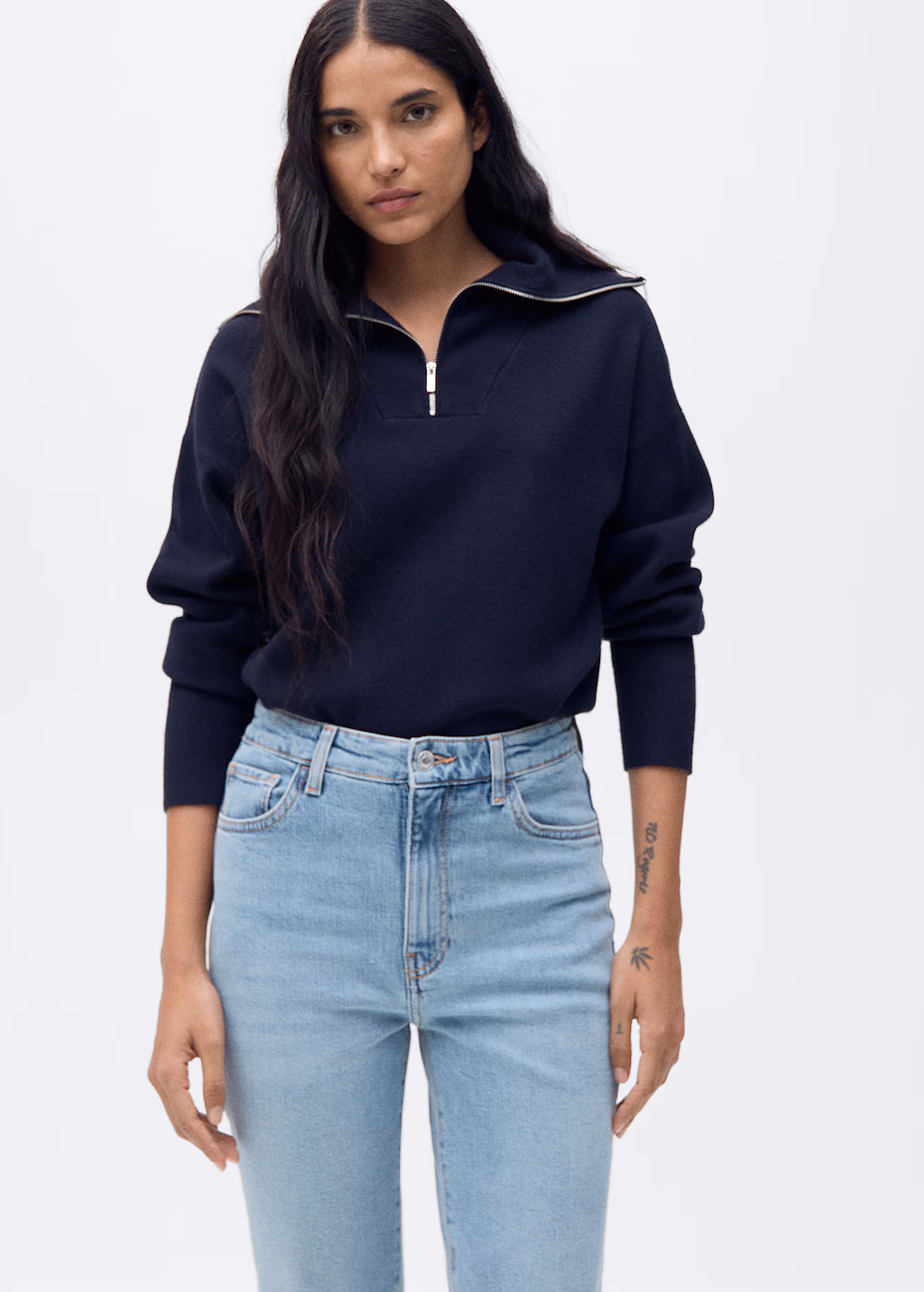 Claudia slim-fit cropped jeans - Open Grey