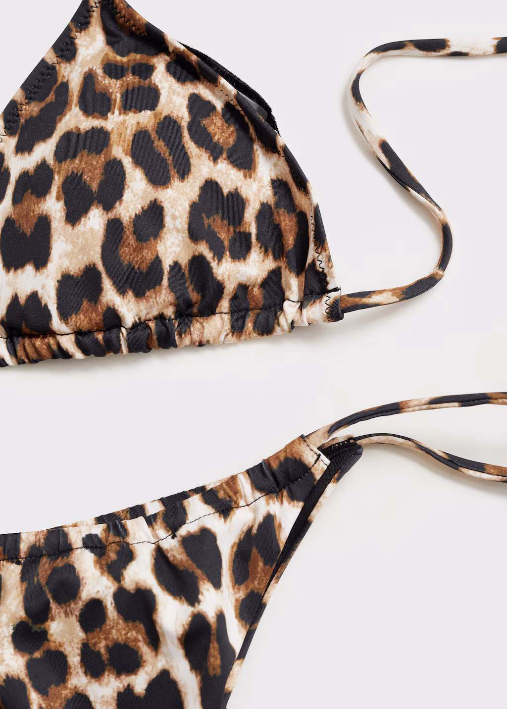 Leopard bikini bottom - Brown