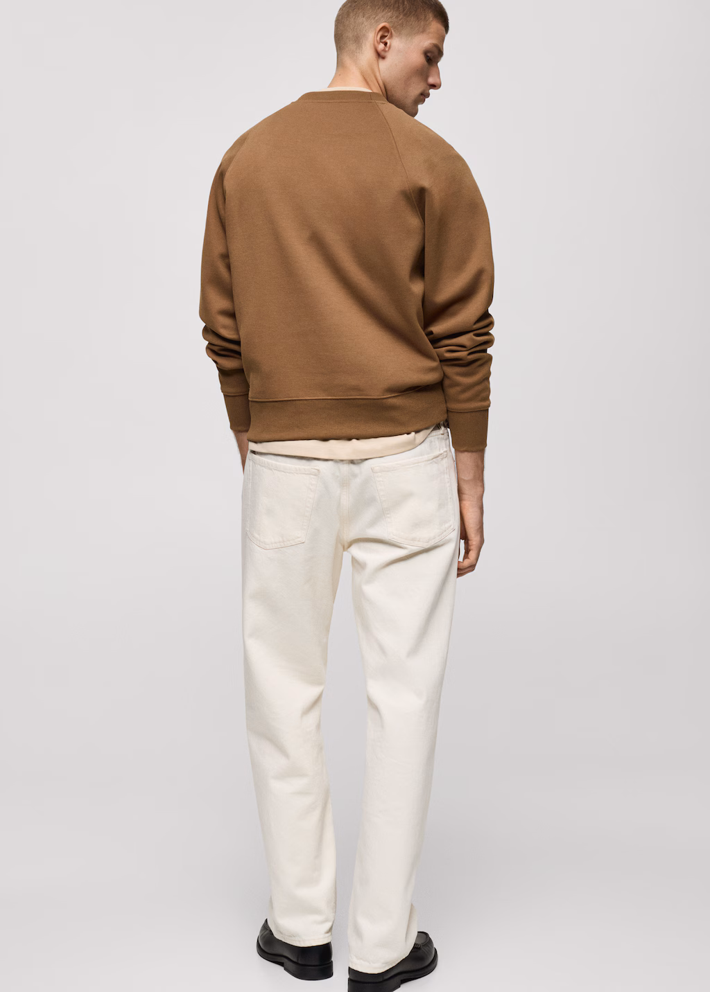 Relaxed-fit sweatshirt - Medium Brown