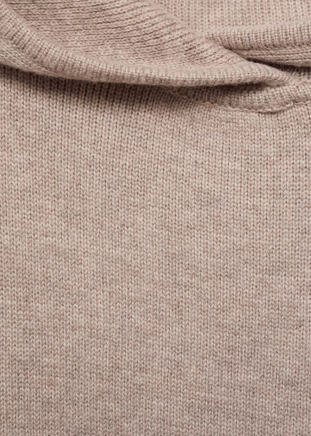 Wool-blend hooded sweater - Sand