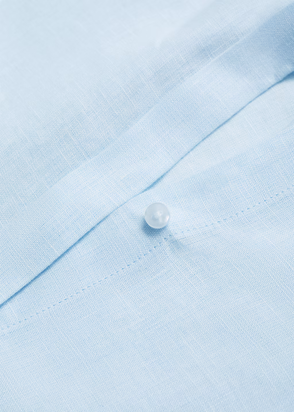 Regular-fit linen shirt - Black