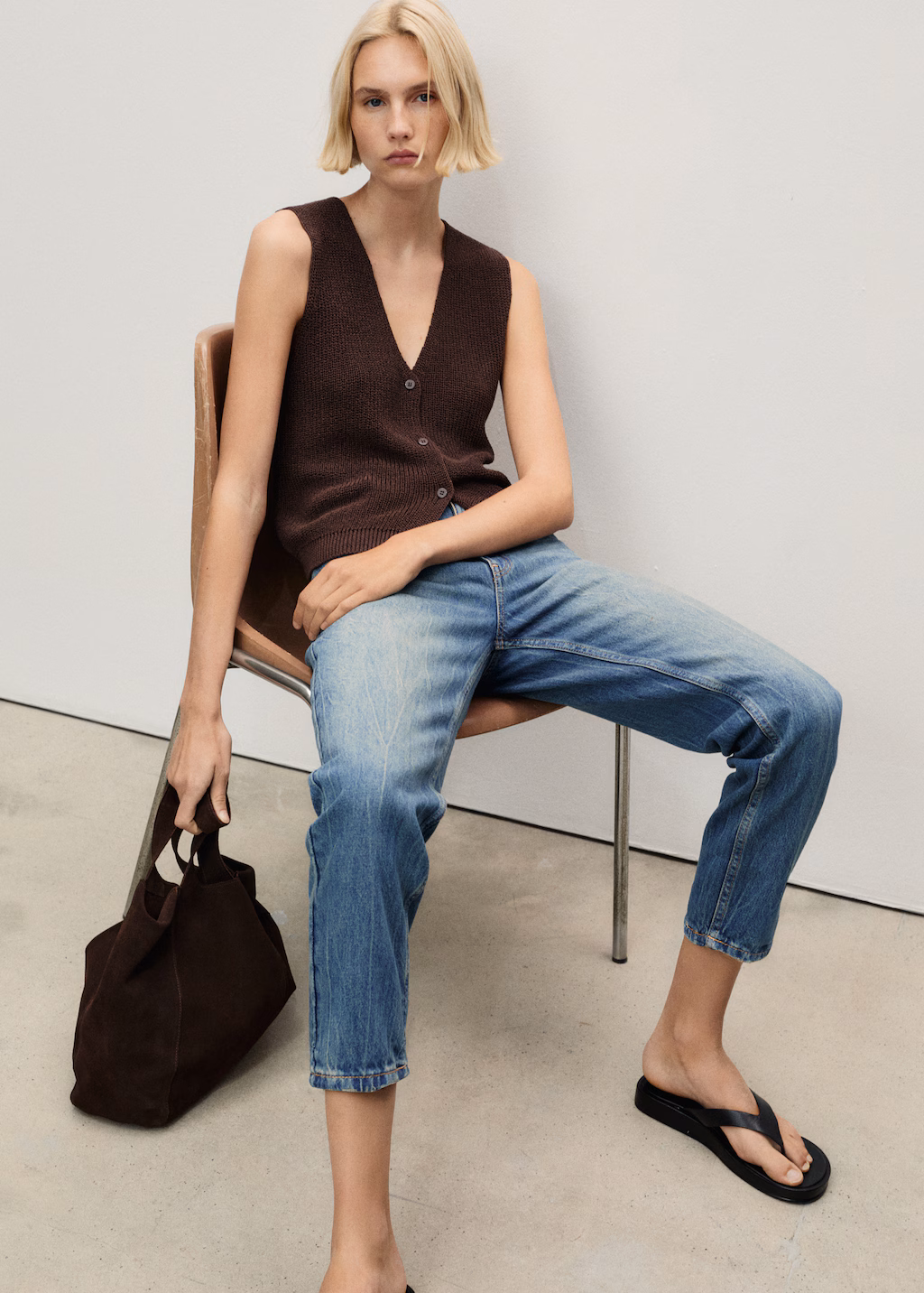 Mom2000 high-rise jeans - Black denim