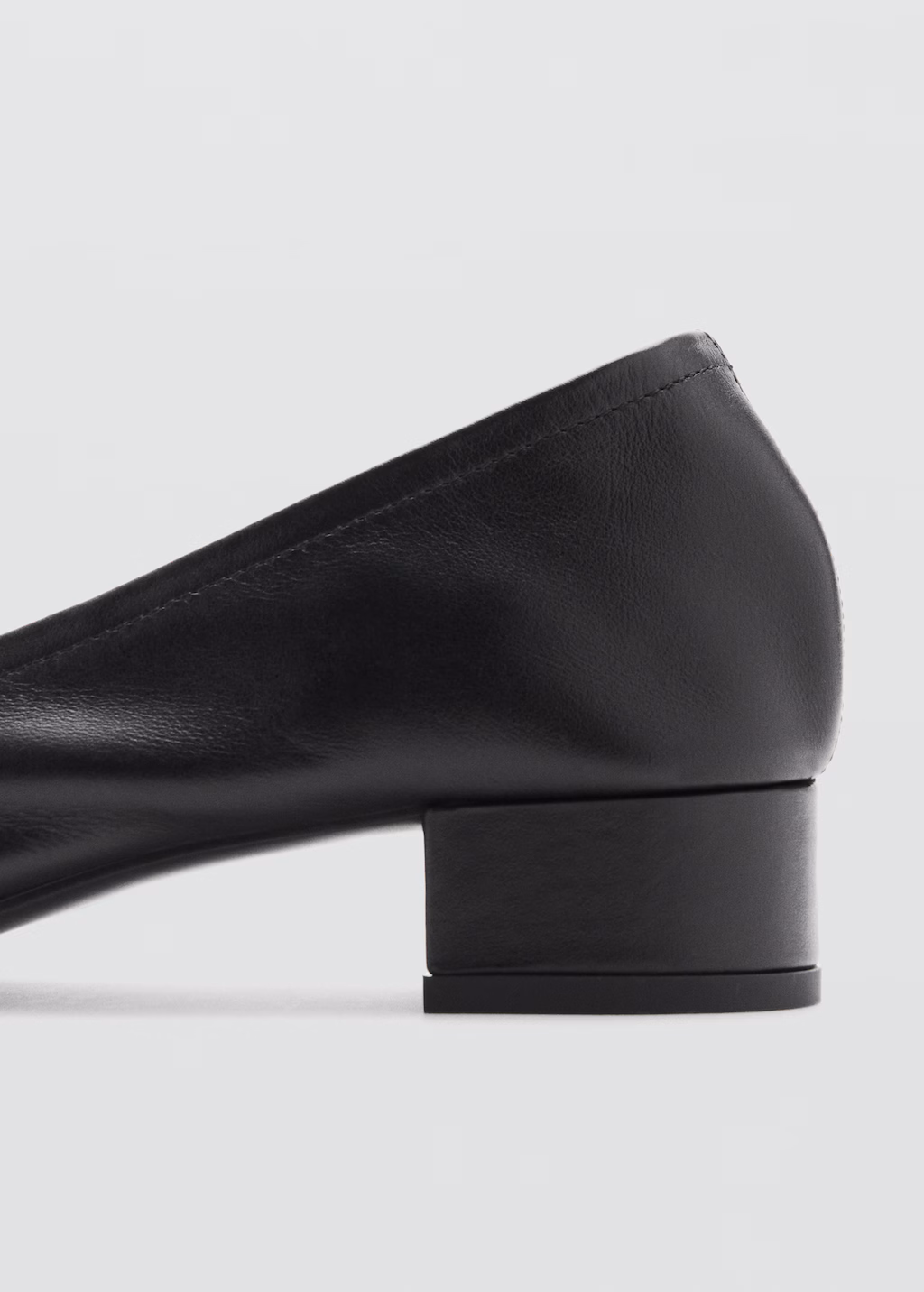 Buckle leather shoes - Black