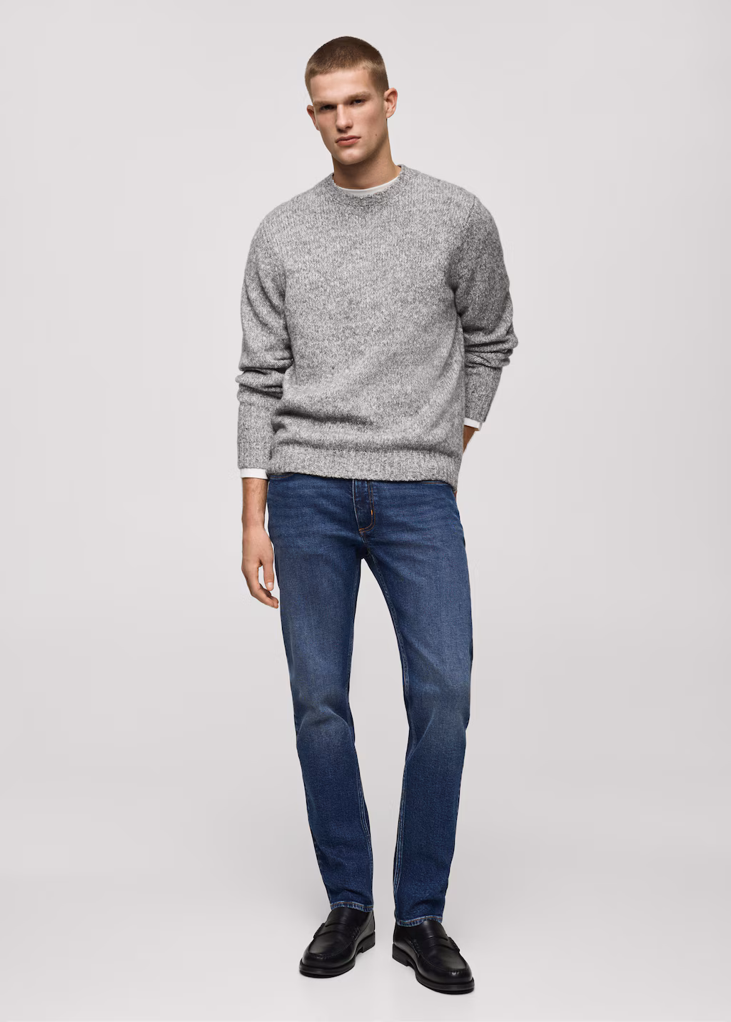 Slim fit black Jan jeans - Black denim