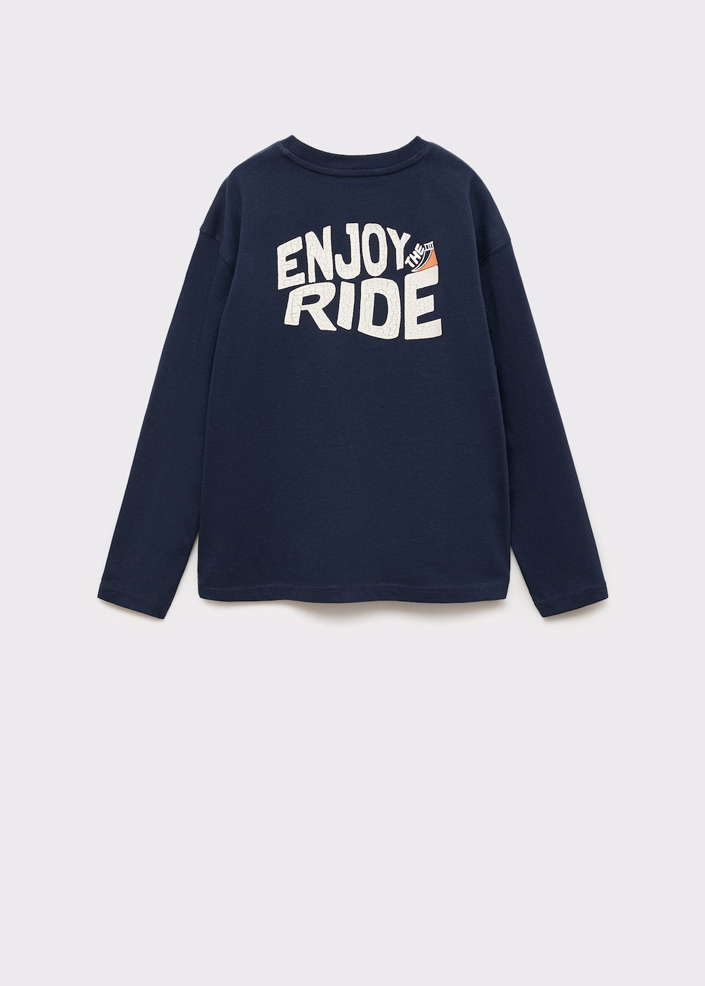 Printed cotton-blend T-shirt - Dark Navy