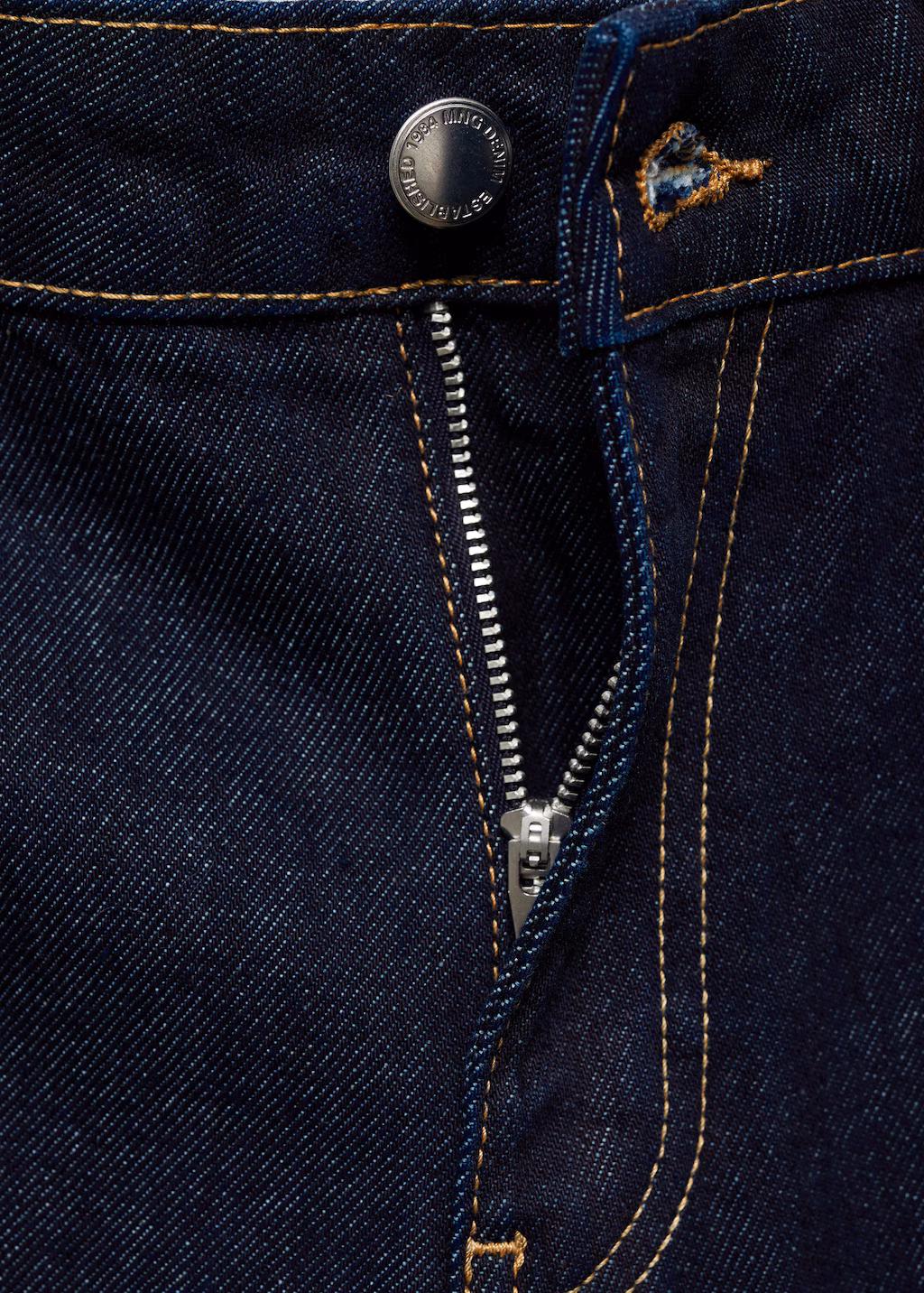 Wideleg mid-rise jeans - Open Blue