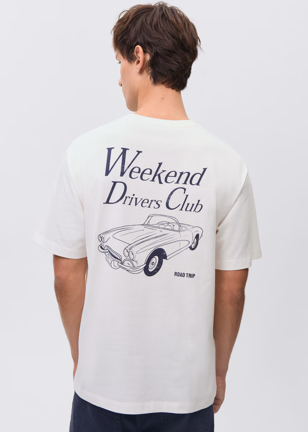 Printed cotton-blend T-shirt - Off White