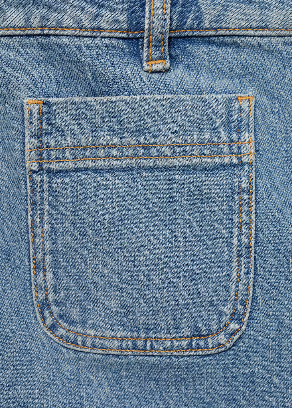 Denim shorts with pockets - Medium Blue