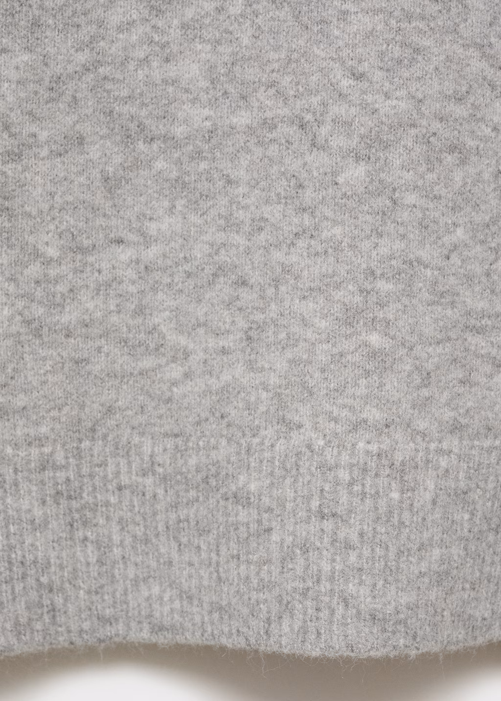 Short knitted turtleneck dress - Khaki
