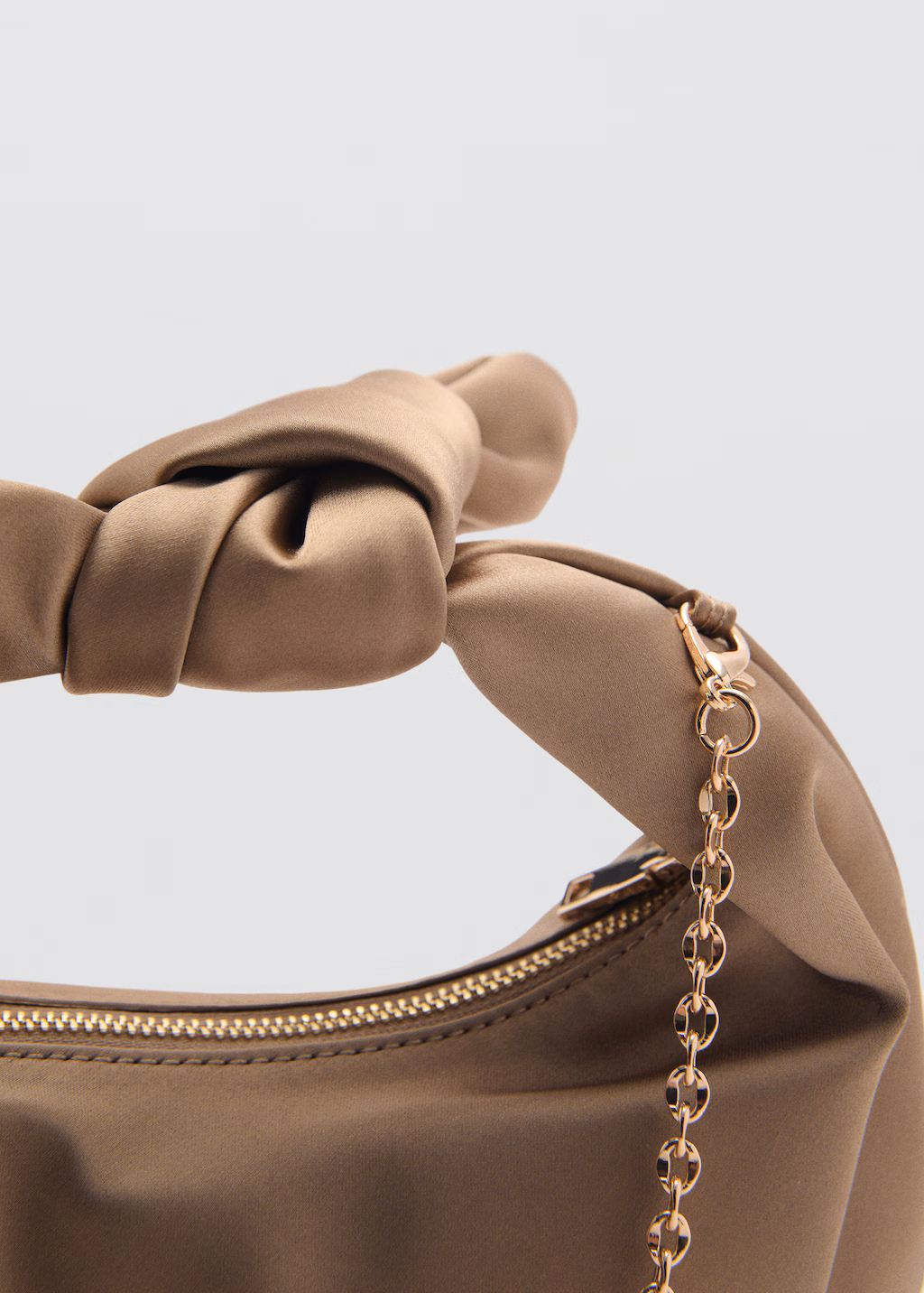 Satin handbag - Black