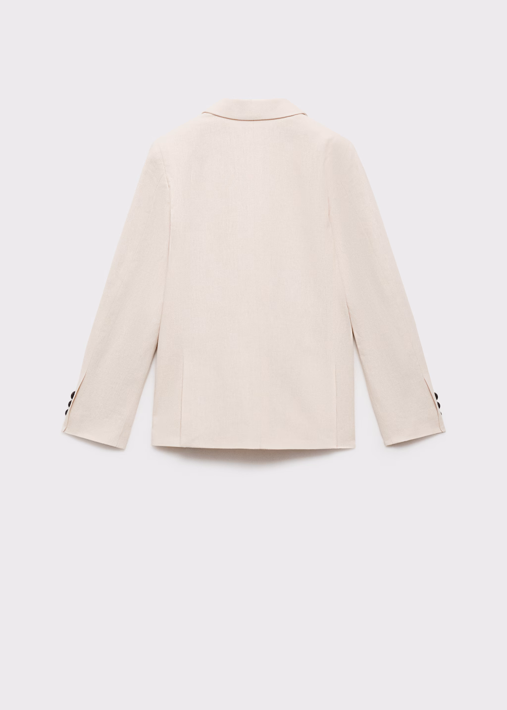 Linen jacket with buttons - Dark Navy