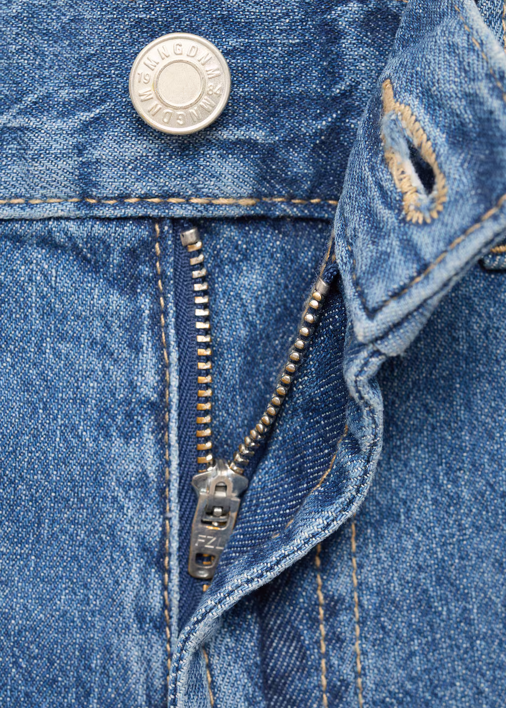High-rise wideleg jeans - Black denim