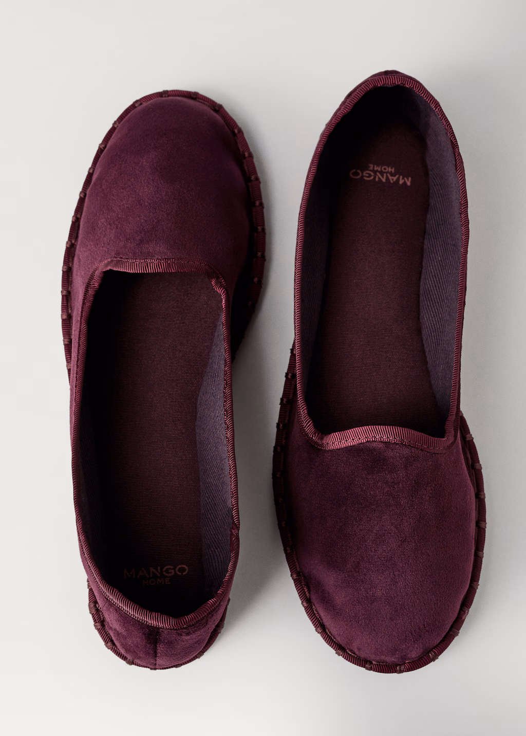 Velour slippers - Orange