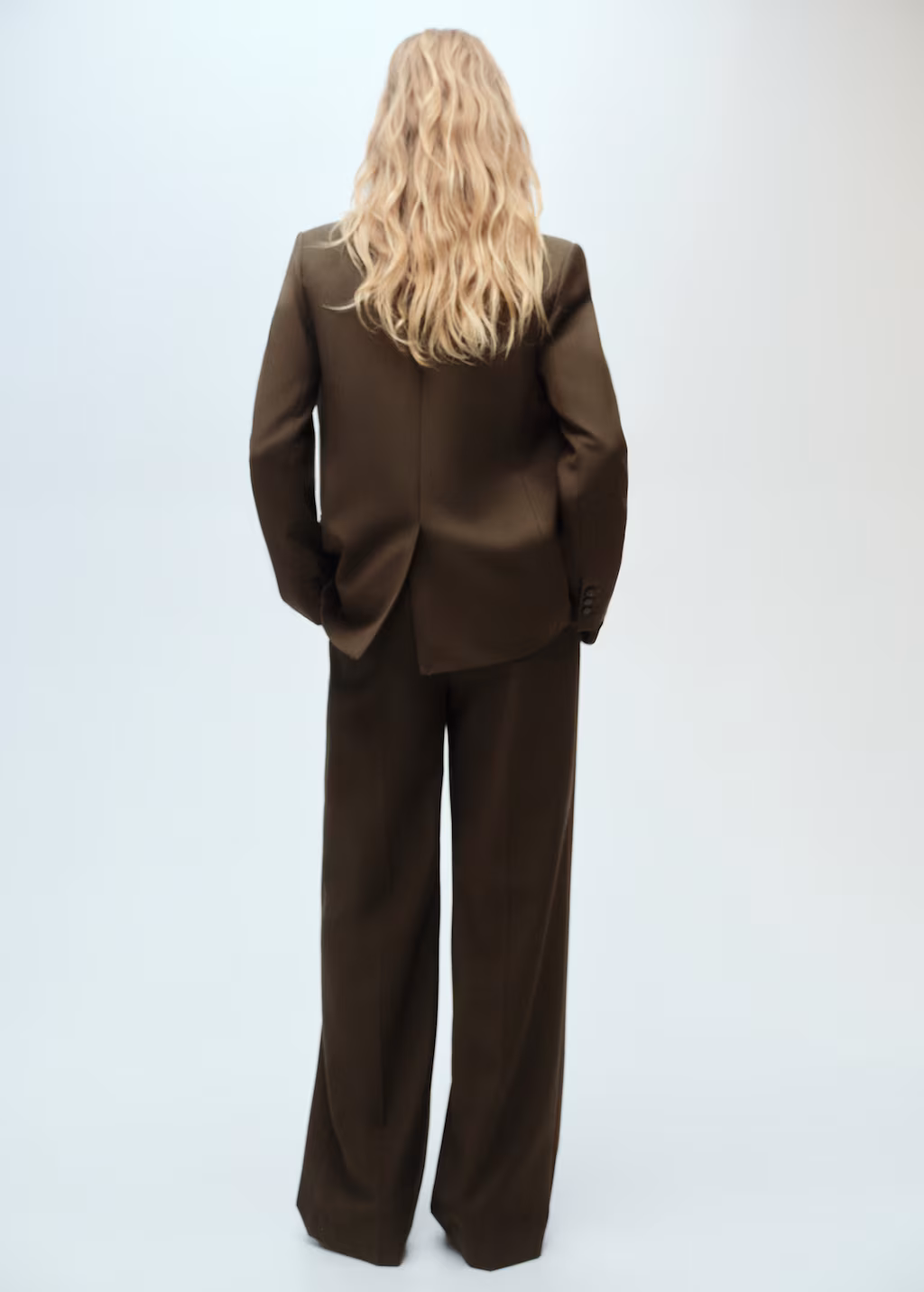 Straight-fit suit jacket - Khaki