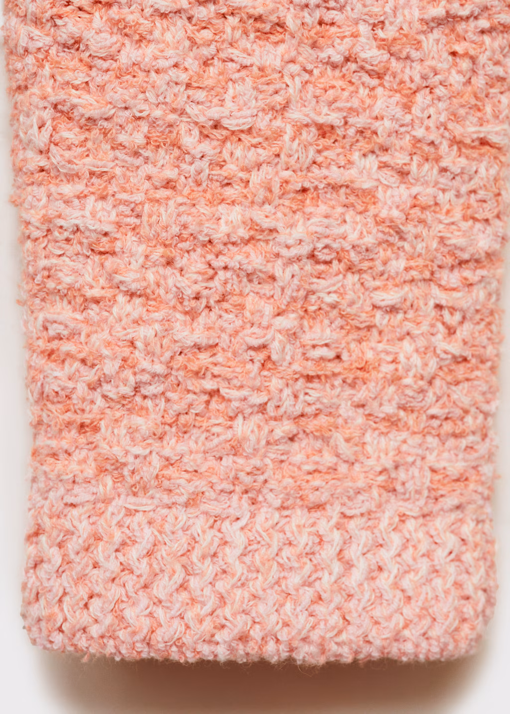 Tweed-effect jacket with jewel buttons - Pastel Pink