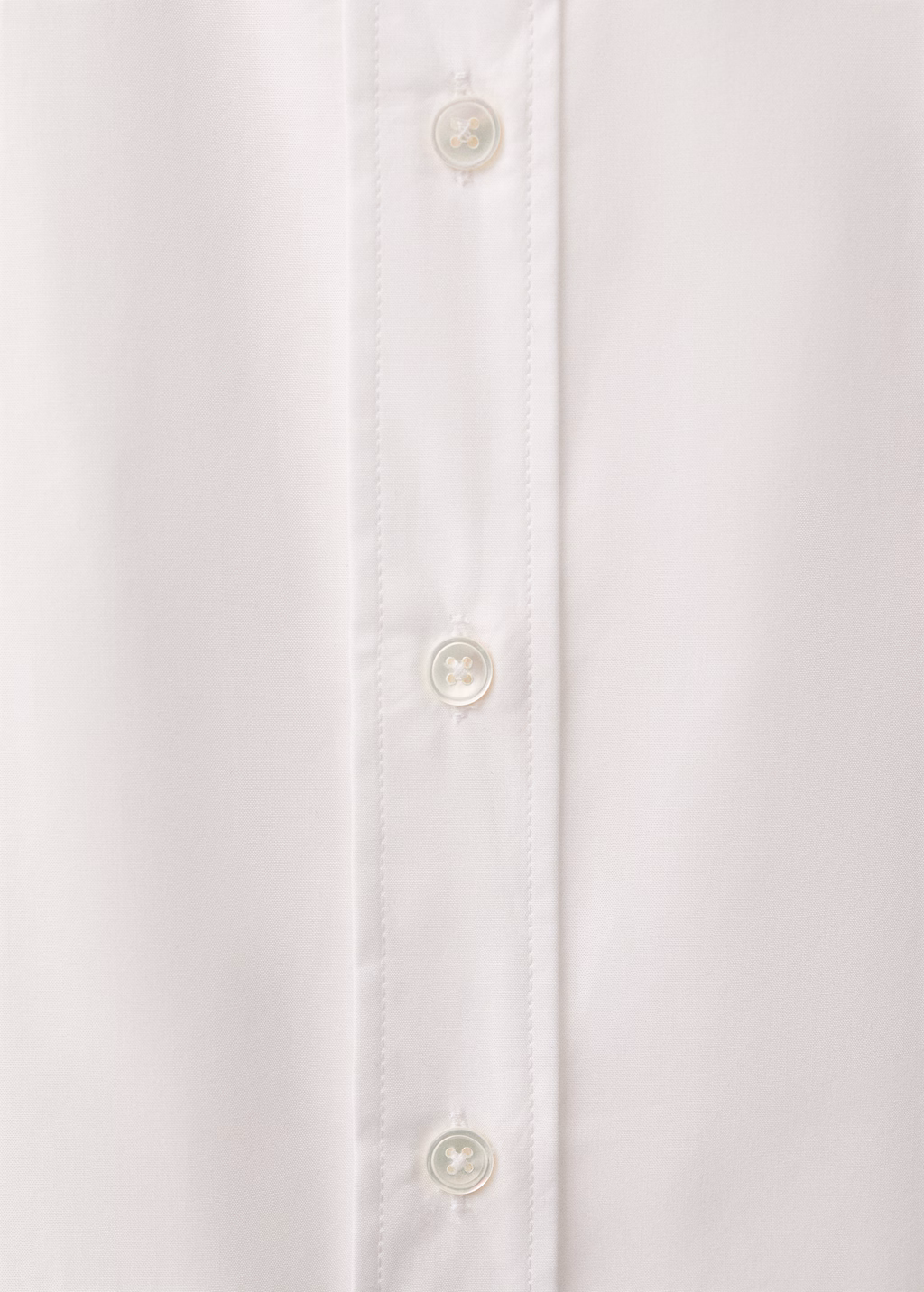 Oversize cotton shirt - Off White