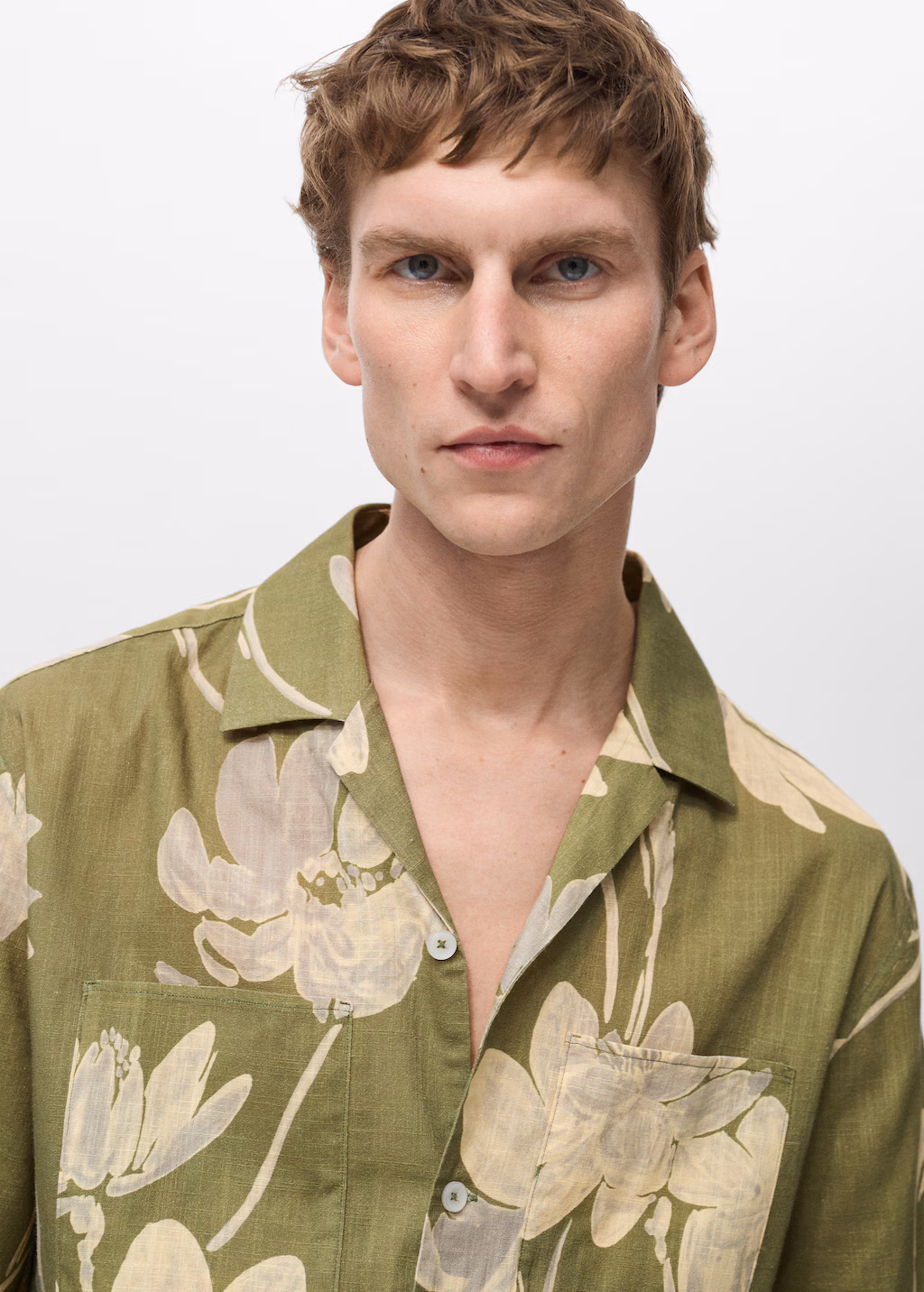 Floral print shirt - Green