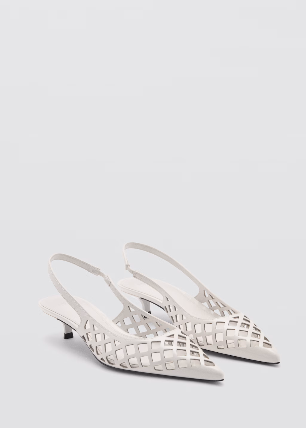 Die-cut kitten shoes - Red