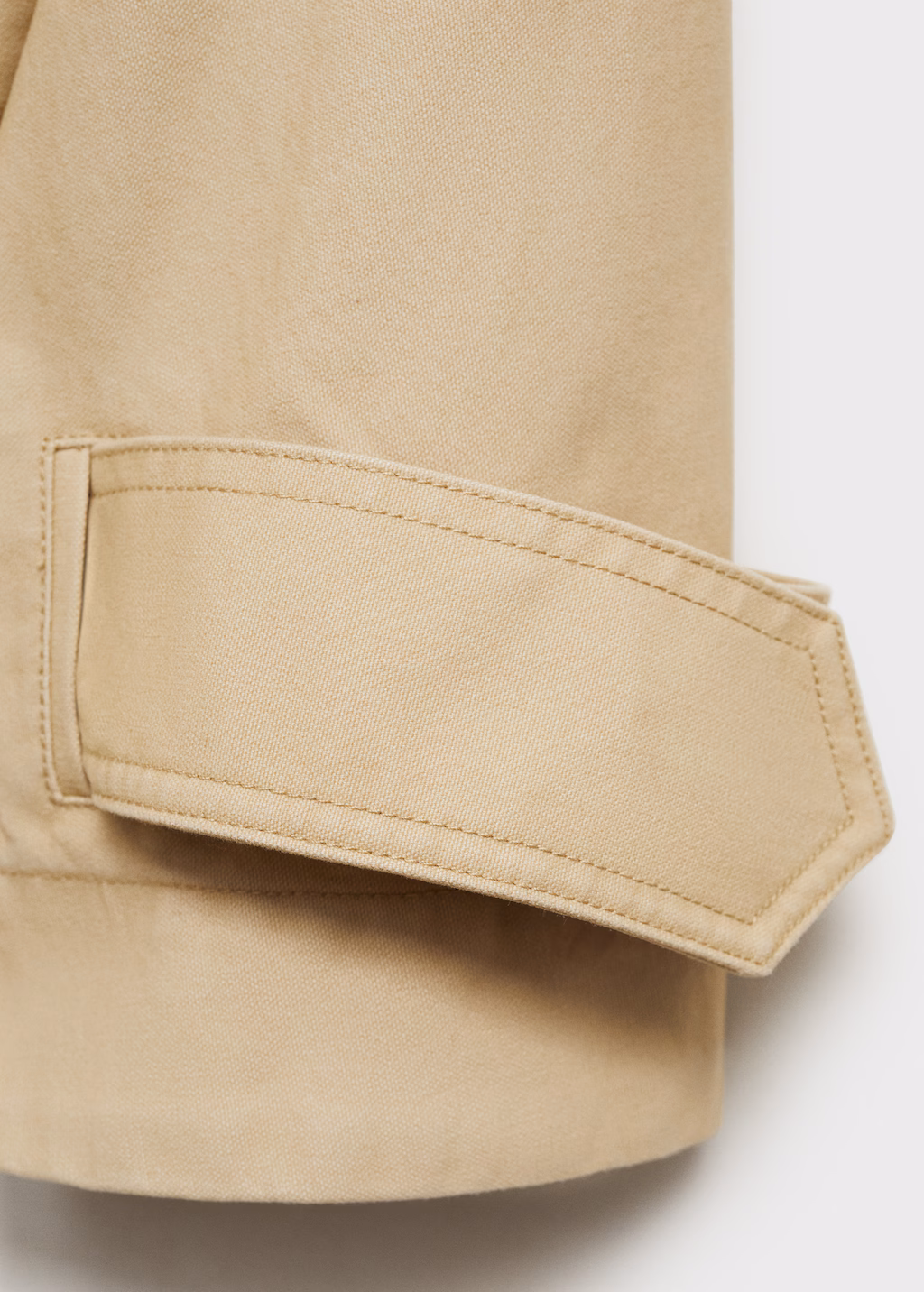 Oversized cotton parka - Light/Pastel Grey